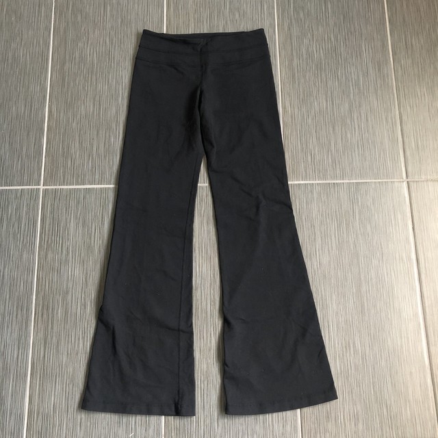 lululemon black Flare leggings 6 eBay