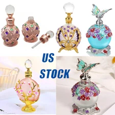 Vintage Perfume Bottle Flower Butterfly Refillable Empty Perfume Bottle Gift