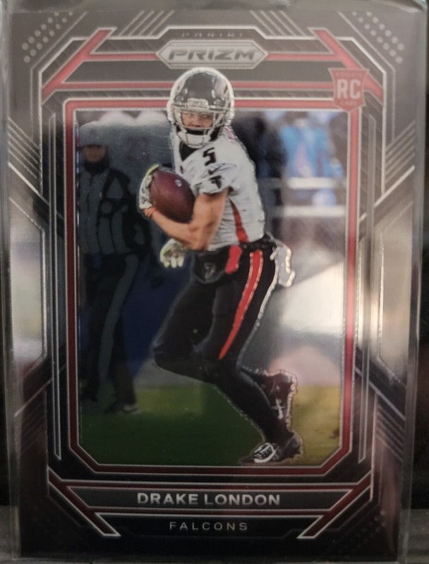 2022 Panini Chronicles #PB-11 Drake London Prizm Black RC Falcons