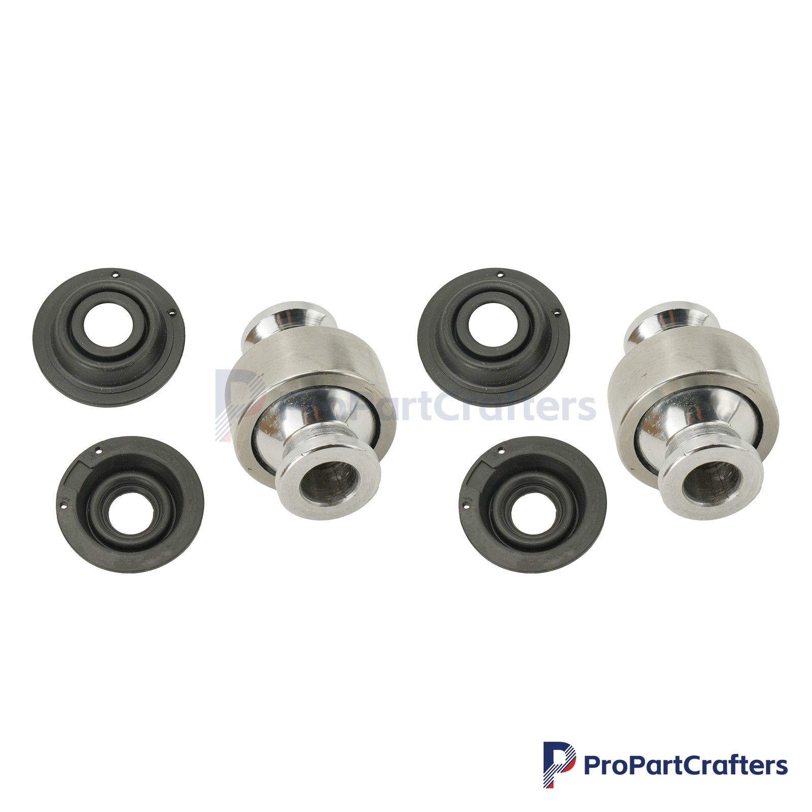 6PCS Fit Ferrari 430 599 612 360 Upper Control Arm Ball Joint & Gaiters 203633