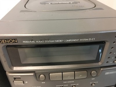 Denon D-C1 Personal Micro Component System CD Changer AM/FM Aux
