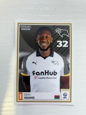PANINI EFL 2025 - 26  STICKER   EBOU ADAMS  DERBY COUNTY    #119
