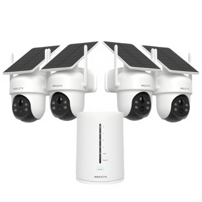 ARCCTV Akku Solar Überwachungskamera 4MP WLAN Aussen Wireless Kit Humanoid Audio