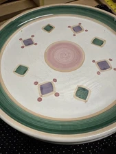 Caleca Belvidere Dinner Plates (Set of 6)Italy 11 1/4" Hand Painted B10