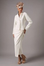 Coast Ivory Midi Skirt Womens Occasion Skirts