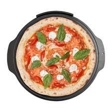 Outset Cast Iron Grill Pizza Pan 18" Pizza Stone Oven Grill