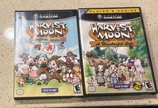 Harvest Moon Lot: A Wonderful Life VG CIB  + Magical Melody LN GameCube Tested!