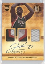 2014-15 Panini Gold Standard Rookie Jersey Prime 14/25 Johnny O'Bryant Auto 2r7