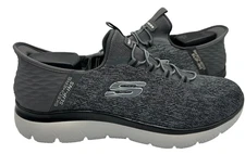 Skechers Men's Slip-Ins Summits Key Pace Shoes Gray/Black WIDE Size:10 202J