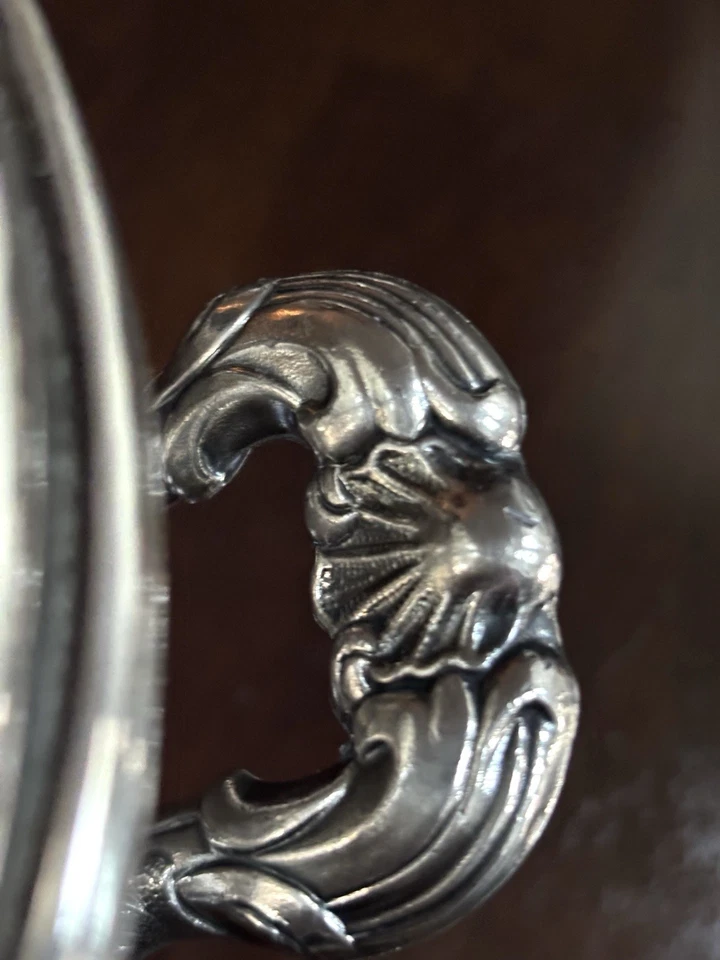 Cubo de hielo vintage plateado con revestimiento de vidrio ~ WM Rogers Foto 3 de 4