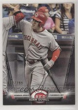 2018 Topps Salute Series 2 Throwback Jerseys Black 222/299 Adam Duvall #S-20 1b8