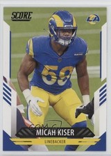 2021 Score Micah Kiser #254 0kz8