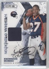 2009 Donruss Rookies & Stars Signatures 4/100 Knowshon Moreno #4 Auto 0t3