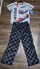 Boys Hot Wheels Racing Pajama Set Large 10/12