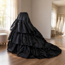 Train Underskirt Layered Design Bridal Underskirt Tiered Wedding Petticoat for