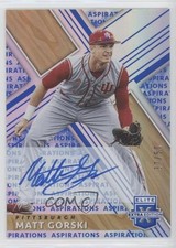 2019 Panini Elite Extra Edition Aspirations Blue 37/50 Matt Gorski #57 Auto 0b2