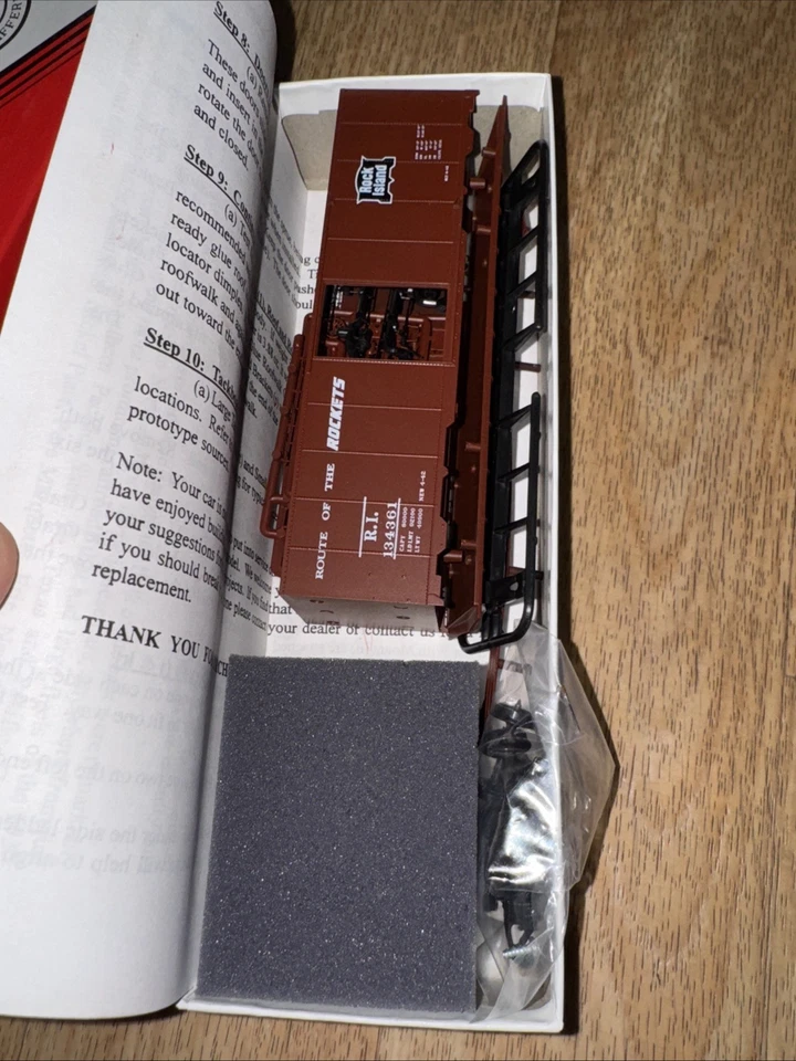 Intermountain HO Kit #40734-05 10’ High AAR 40’ Boxcar Rock Island 134361 New - Image 2 of 2