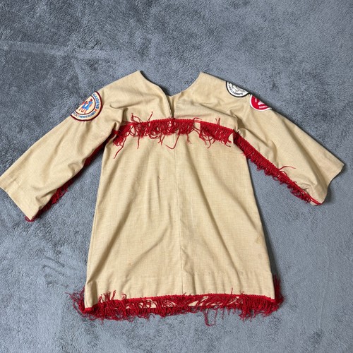 Vintage 80s YMCA Indian Maidens Outfit Girls Dress Camp Earl Anna Camp Fox