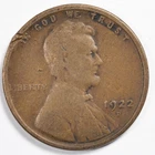 1922-D Lincoln Wheat Penny Cent Very Good (VG) Details