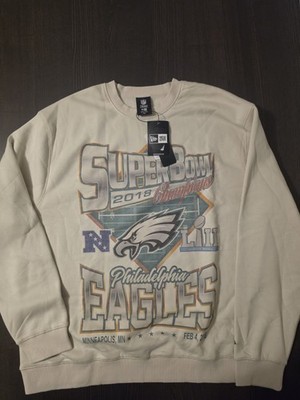 New Era NFL Team Apparel Philadelphia Eagles Super Bowl Champs Cream Men's 2XL 