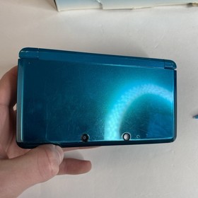 Nintendo 3DS System - Aqua Blue Region USA, Charger US Model Tested