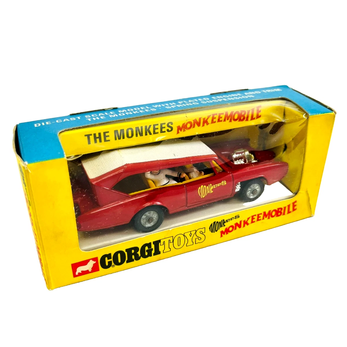 Miniature Corgi – Monkee's Mobile (Monkeemania) – Échelle 1:43, Rouge