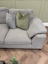 Silver DFS Euphoria Corner Sofa - Delivery Available
