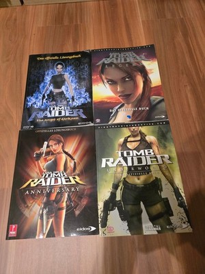 Tomb Raider 4x Lösungsbuch Angel of Darkness + Legend + Anniversary + Underworld