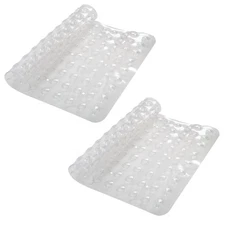 Bath Bliss 2 Pack Sanitized Non-Slip Bath Mat