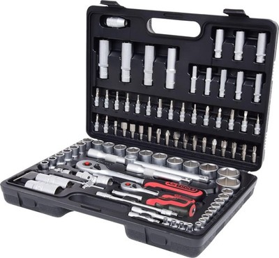 KS Tools 1/4 + 1/2 CLASSIC Steckschlüssel-Satz, 96-teilig, Sechskant,