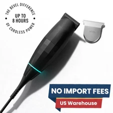 Bevel Beard Trimmer T-Blade Bundle Professional Cordless Hair Clippers 8hr NEW