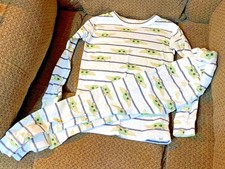 M1 WOW Size 5 BABY GAP Disney STAR WARS Baby Yoda Shirt  Pants Pajamas Set