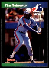 Tim Raines 1989 Donruss #97 Montreal Expos MLB READ FREE SHIPPING AutographDen