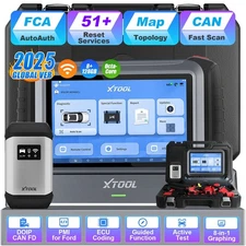 XTOOL IP919 OBD2 Scanner E.CU Coding Diagnostic Scan Tool Key Program AutoAuth