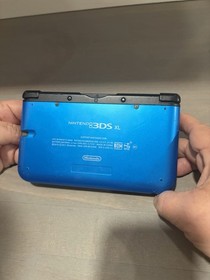 Nintendo 3DS XL Blue/Black with charger, SD card 8 games, tested works good.