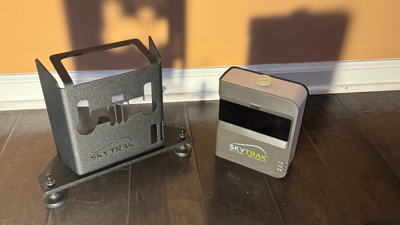 Skytrak Original Launch Monitor Golf Simulator with Protective Metal Frame