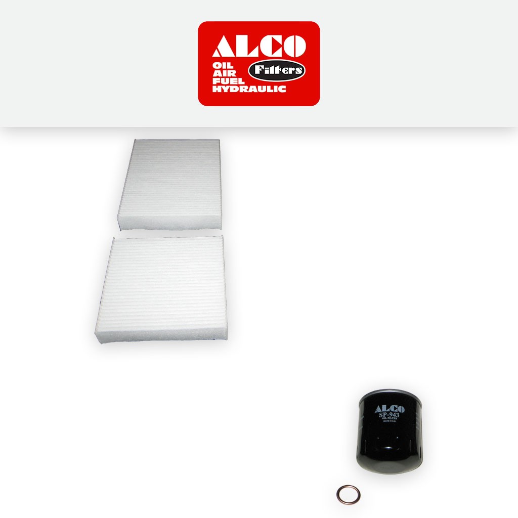 SERVICE KIT for PEUGEOT 208 1.0 1.2 VTI THP ALCO OIL CABIN FILTERS (2012-2015)