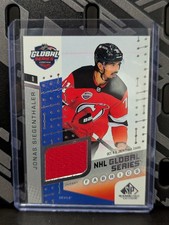 2025-26 SP Game Used 2024 Global Series Fabrics Jonas Siegenthaler #GSF1-17