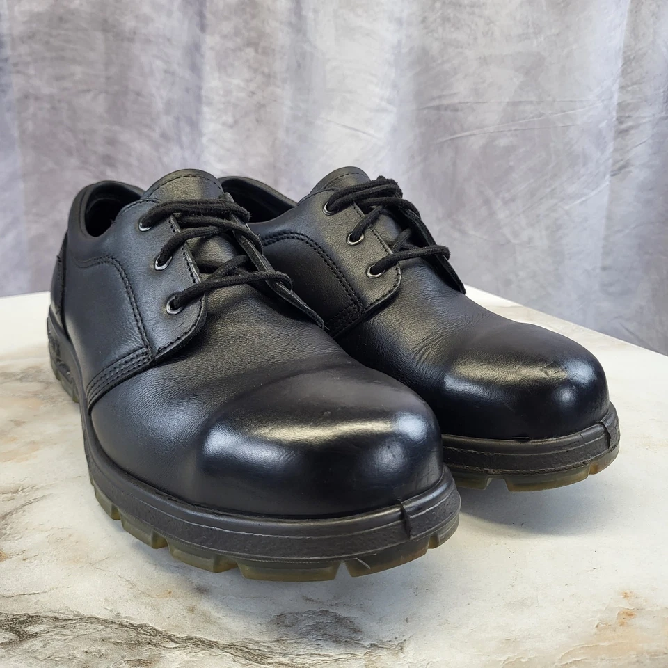 Zapatos de trabajo Redback Oxford con puntera de acero resistentes al aceite y al ácido para hombre EE. UU. 11,5 negros Foto 2 de 4