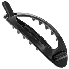 Paris CP2318 French Hair Barrette Clip, Flexible Ponytail Holder No Metal Parts,