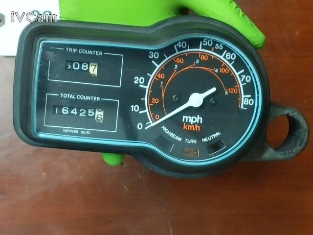 HONDA XL250S XL 250 S CLUSTER GUAGE VELOCÍMETRO HODÔMETRO 37200-428-871 (16425 MI - Imagem 2 de 4