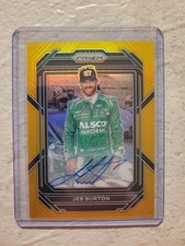 2023 Panini Prizm Signatures Gold Prizms #81 Jeb Burton 2/10