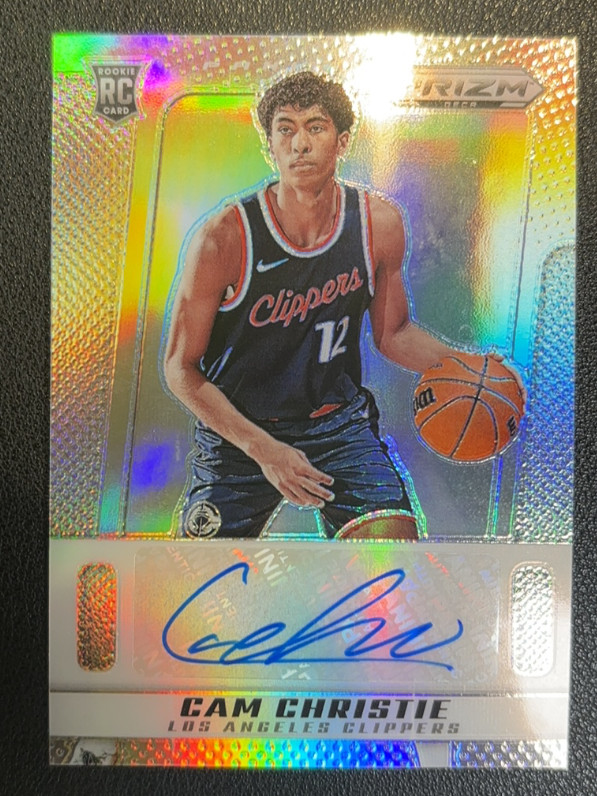 Cam Christie 2024-25 Panini Prizm Deca Auto Silver RC Clippers #PDS-CAM