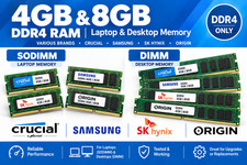 4GB/8GB DIMM & SODIMM RAM - Various Brands