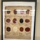 Antique wax seal collection Framed Display from austria — photo 1