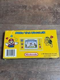 Nintendo Game & Watch Mario the Juggler Tested Working Box Manual Japan Vintage