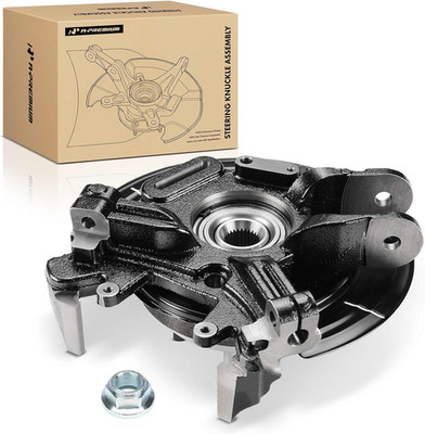 Rear Left Steering Knuckle & Wheel Bearing Hub Assembly Compatible with Ford Exp