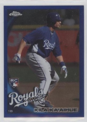 2010 Topps Chrome Blue Refractor 49/199 Kila Ka'aihue #215 uq5