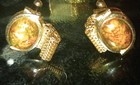 Multi Color Gold Tone Mesh Oval Cufflinks Silver Tone Tux Shirt Suit Vintage — photo 1