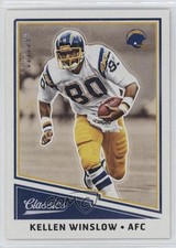2017 Panini Classics Legends Red Back /299 Kellen Winslow #139 HOF 4km